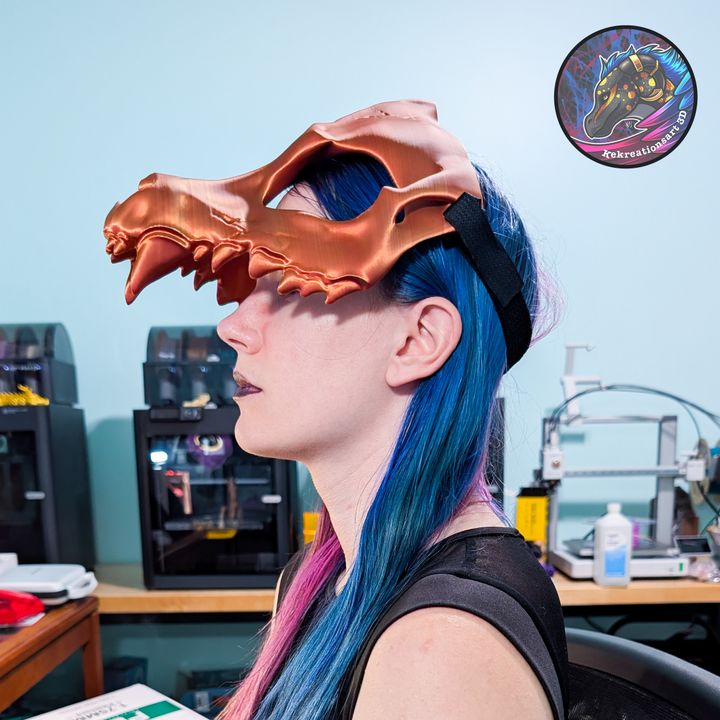 Wolf Skull Mask designed by Kekreations