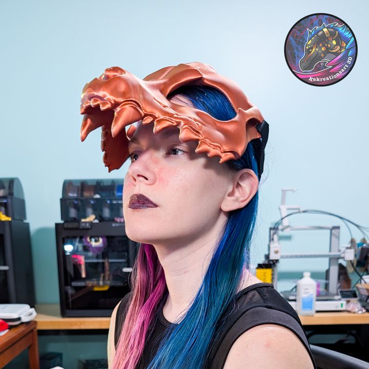 Wolf Skull Mask designed by Kekreations